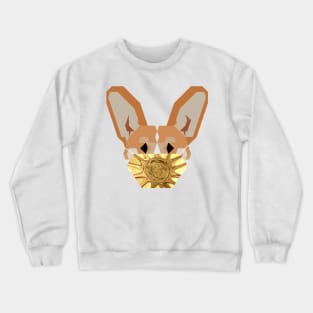 Dog Wearing Sunny #2 Mask Crewneck Sweatshirt